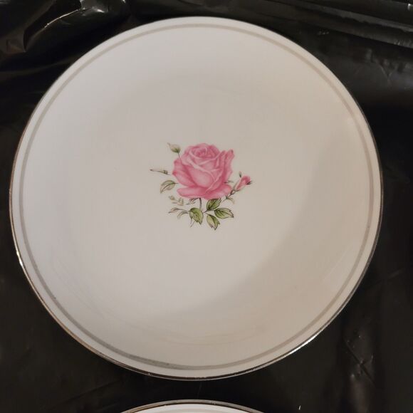 imperial rose fine china 6702 Set Of 4 bread/dessert Plates 6.5" - Picture 5 of 7